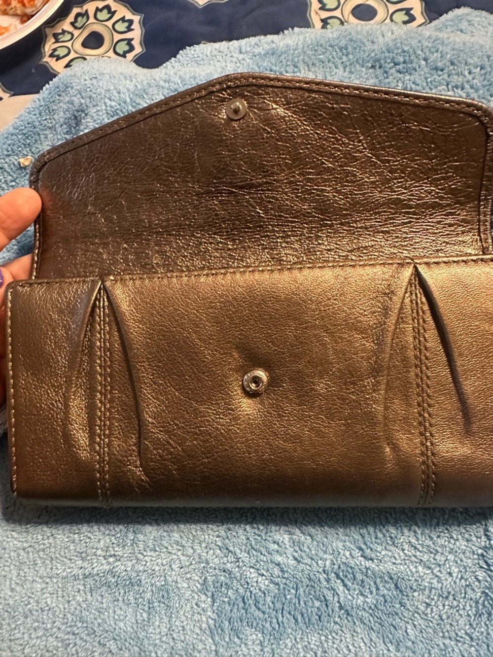 Coach Metallic Madison carriage wallet - Picture 6 of 10